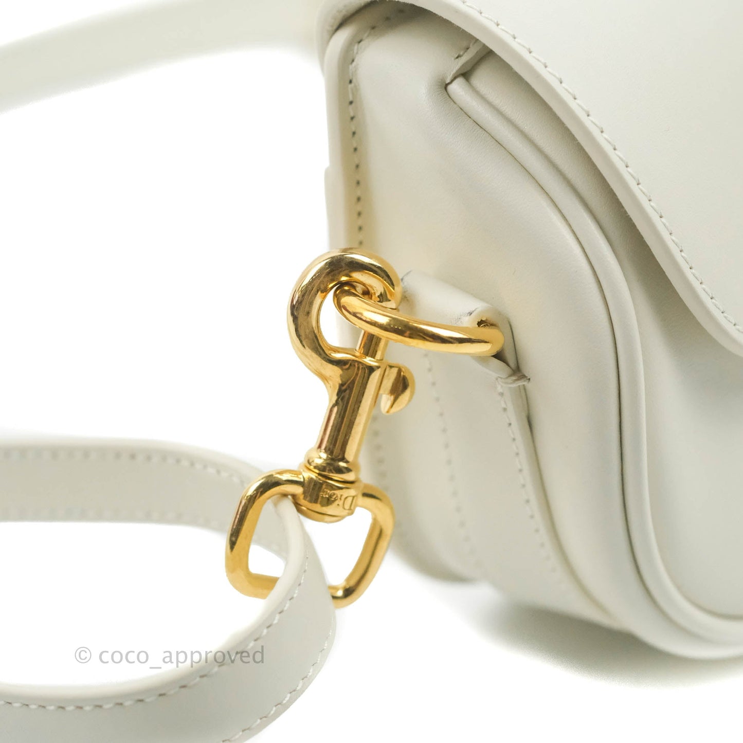 Dior Bobby East-West Bag Calfskin White