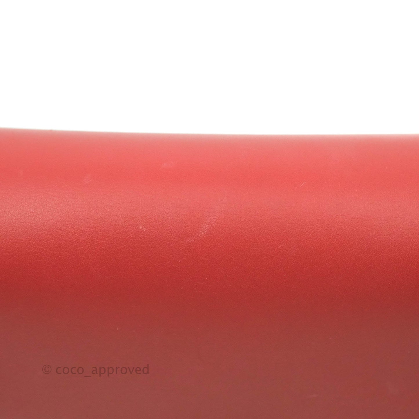 Christian Dior J'Adior Chain Flap Bag Red Calfskin