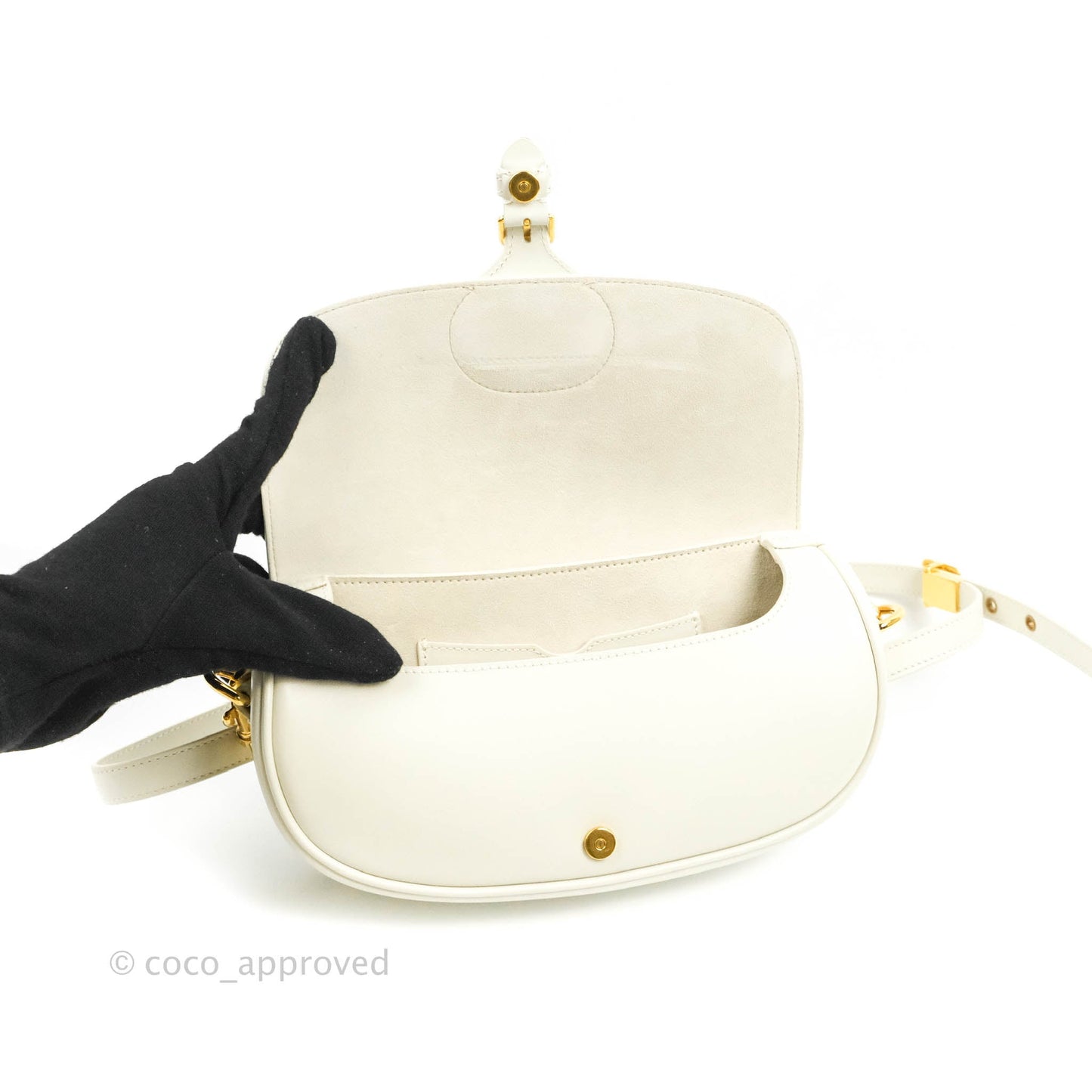 Dior Bobby East-West Bag Calfskin White