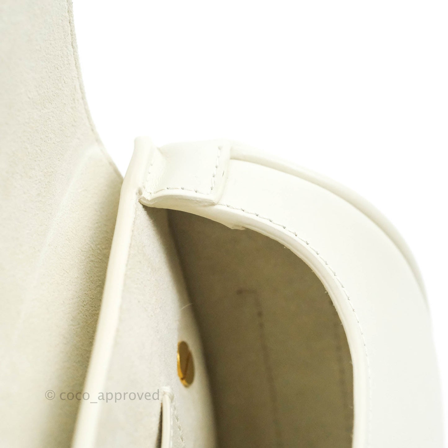 Dior Bobby East-West Bag Calfskin White