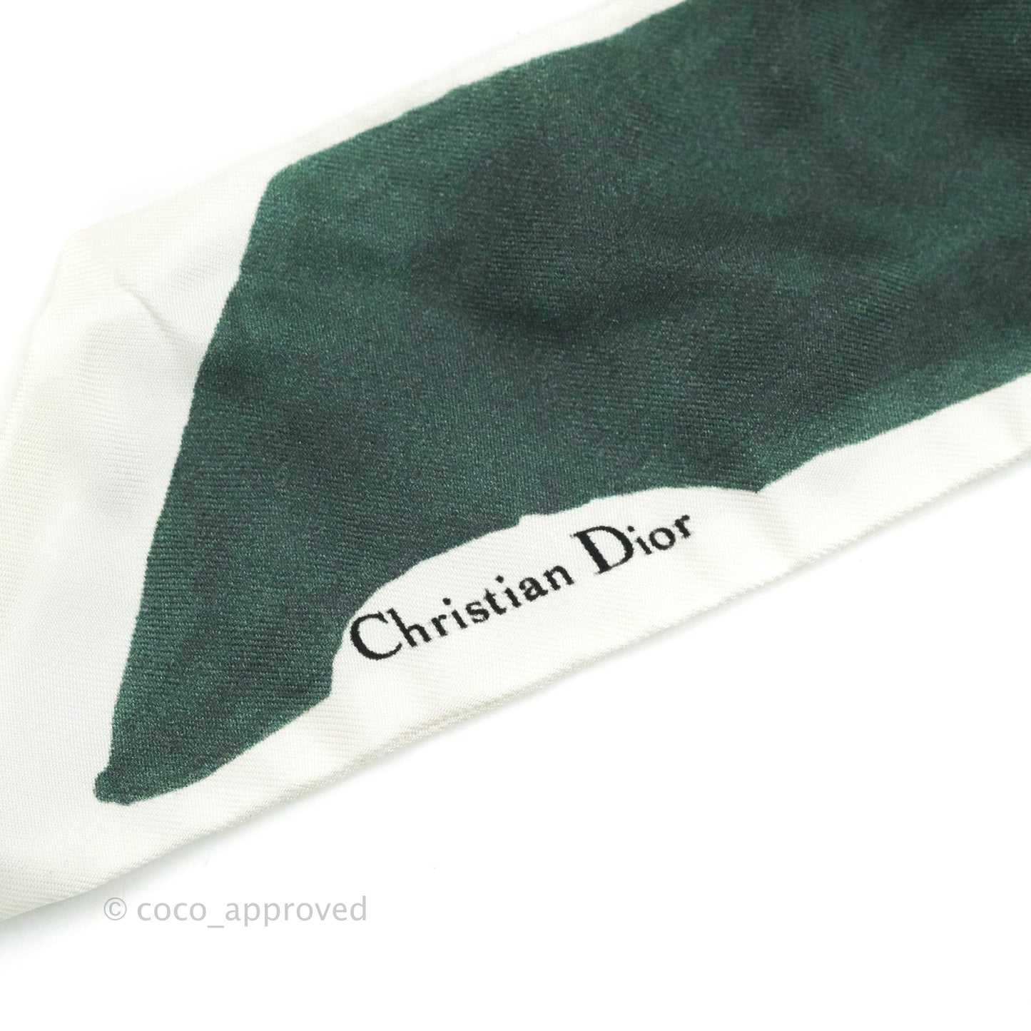 Christian Dior Karma Mitzah Silk Twilly