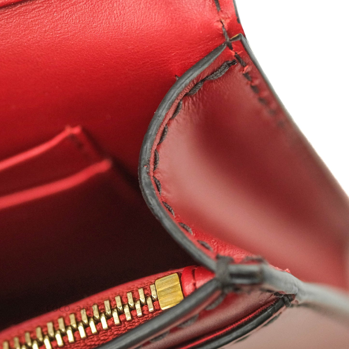 Christian Dior J'Adior Pouch with Chain Red Calfskin