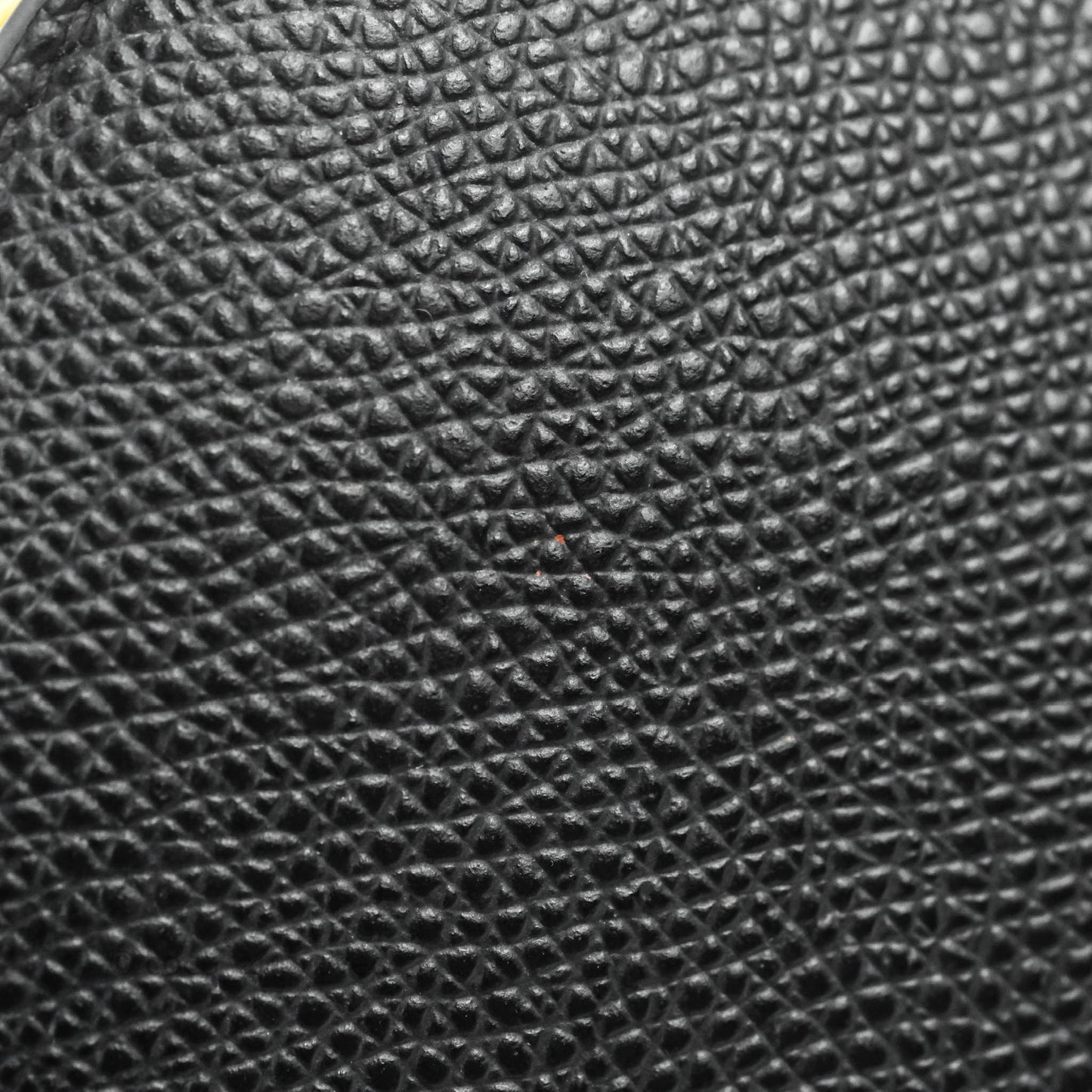 Christian Dior Saddle Bag Black Grained Calfskin Gold Hardware