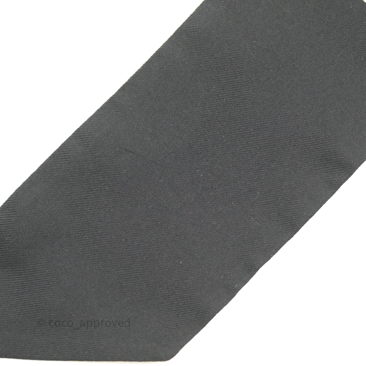 Christian Dior Silk 30 Montagigne Mitzah Scarf Black White