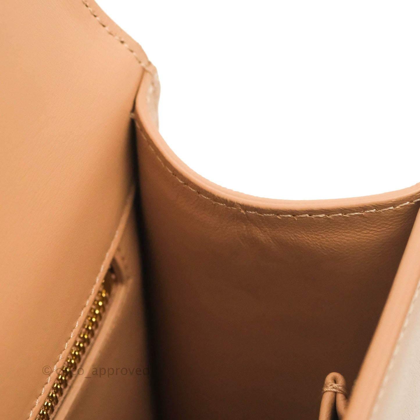 Christian Dior 30 Montaigne Bag Rose Beige Calfskin Gold Hardware