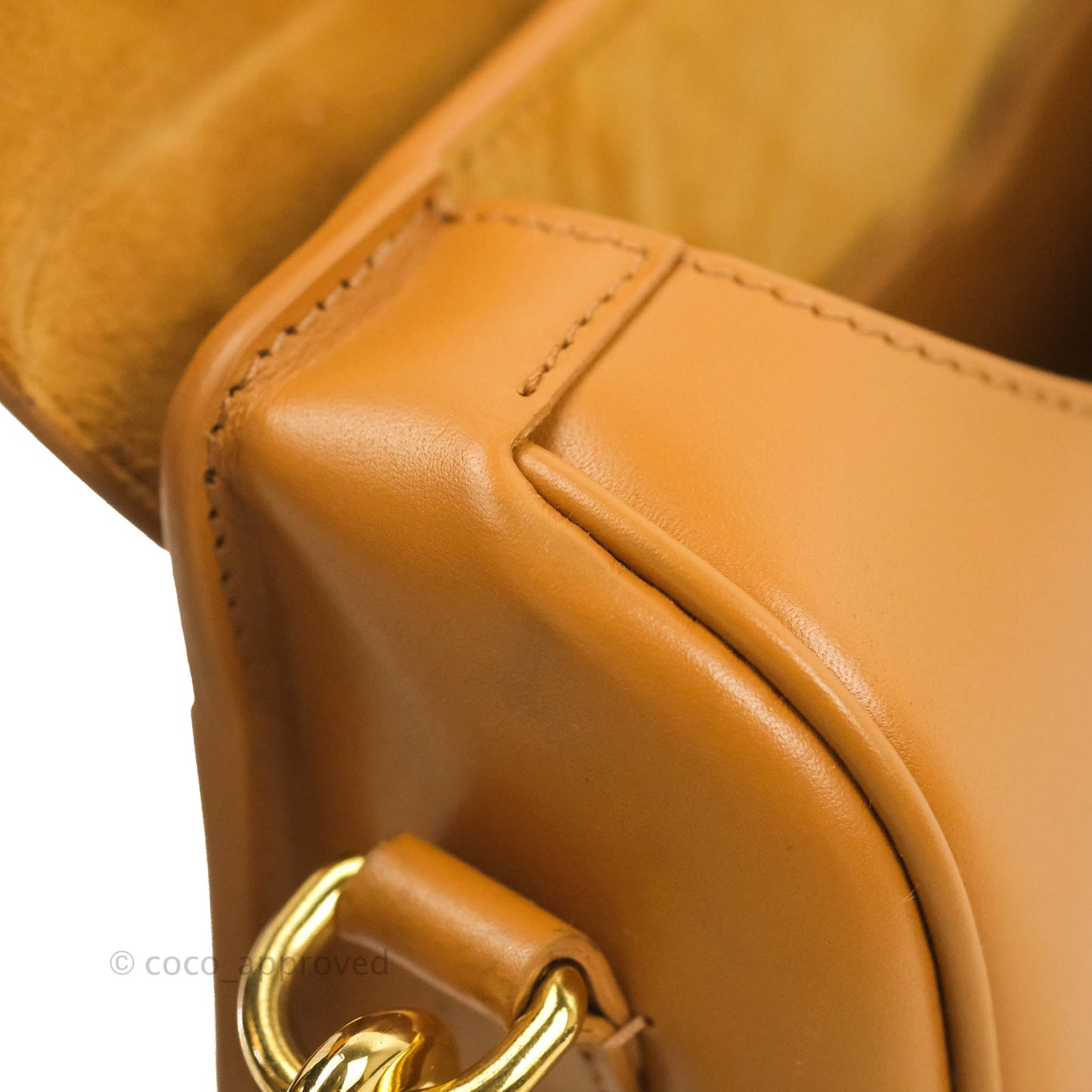 Dior Medium Bobby Bag Camel Calfskin Gold Hardware