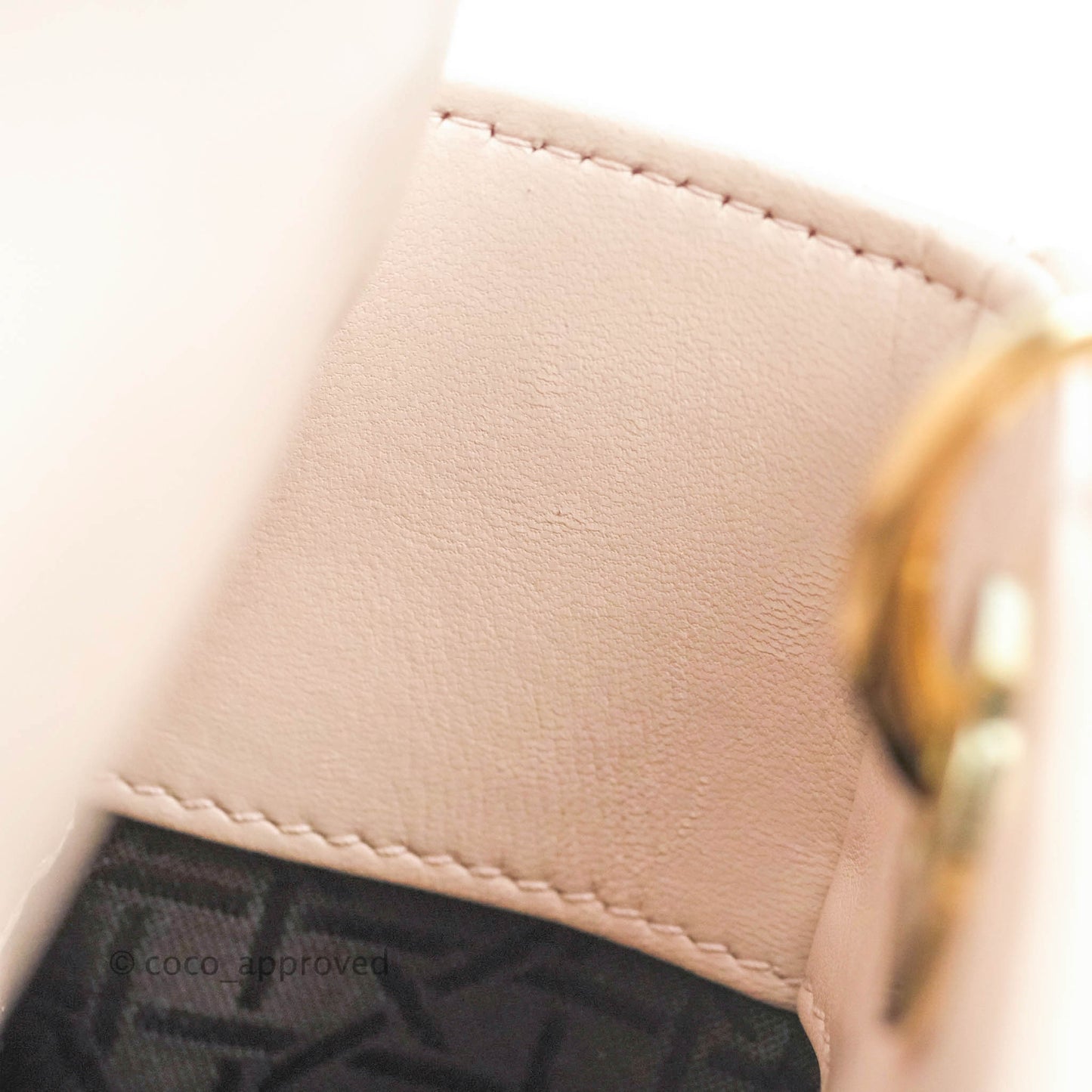 Christian Dior Lambskin My ABCDior Lady Dior Pale Pink Gold Hardware