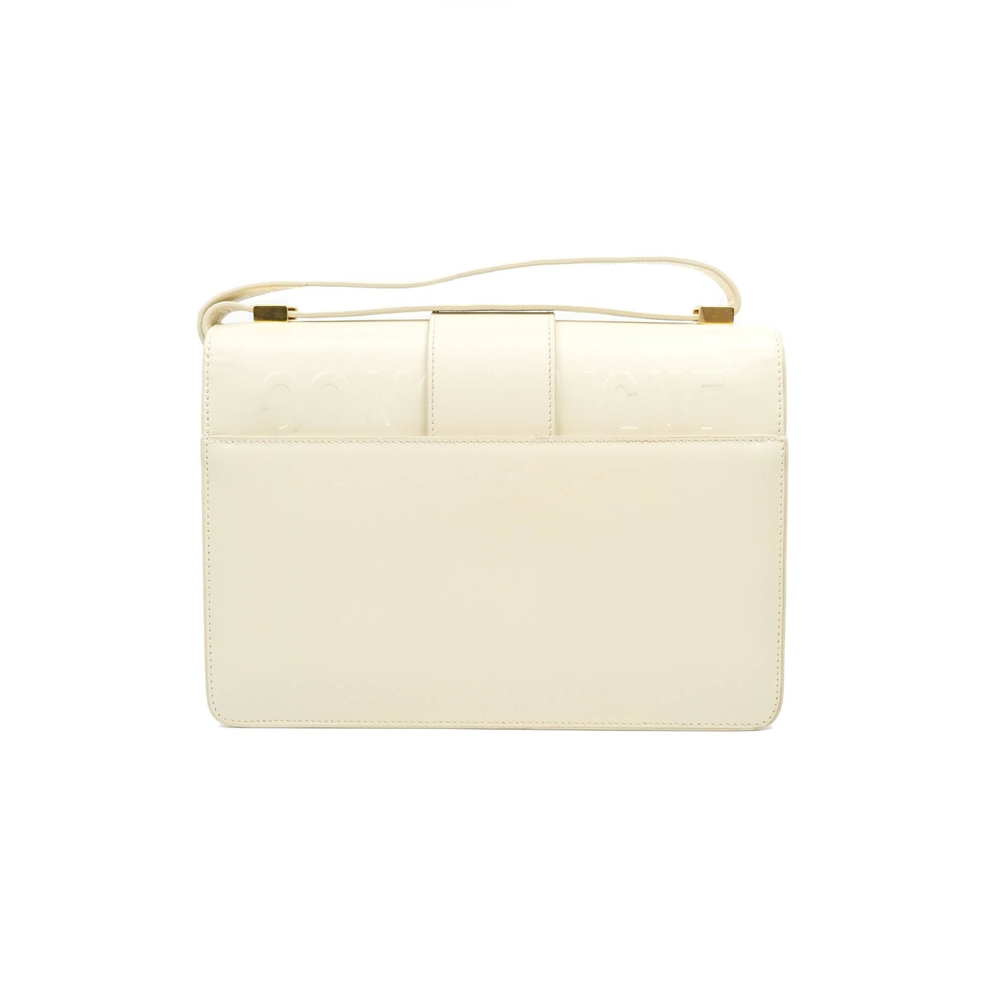 Dior Montaigne 30 Ivory Box Calfskin Gold Hardware