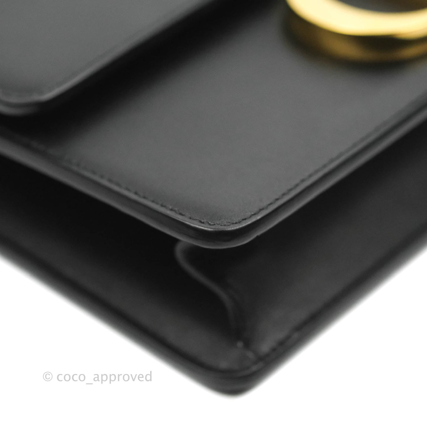 Dior 30 Montaigne Bag Black Calfskin Gold Hardware