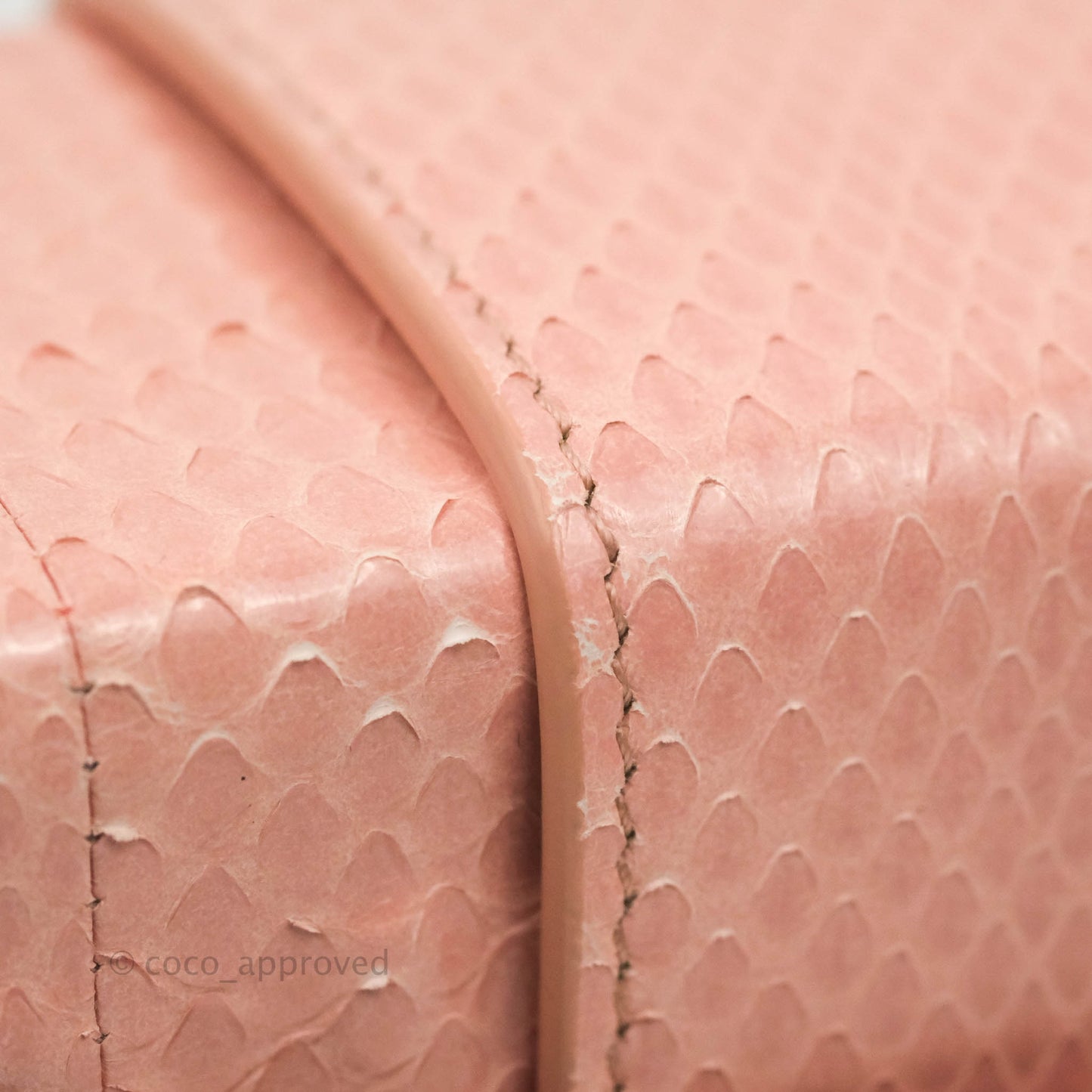 Christian Dior 30 Montaigne Box Bag Python Rose Des Vents