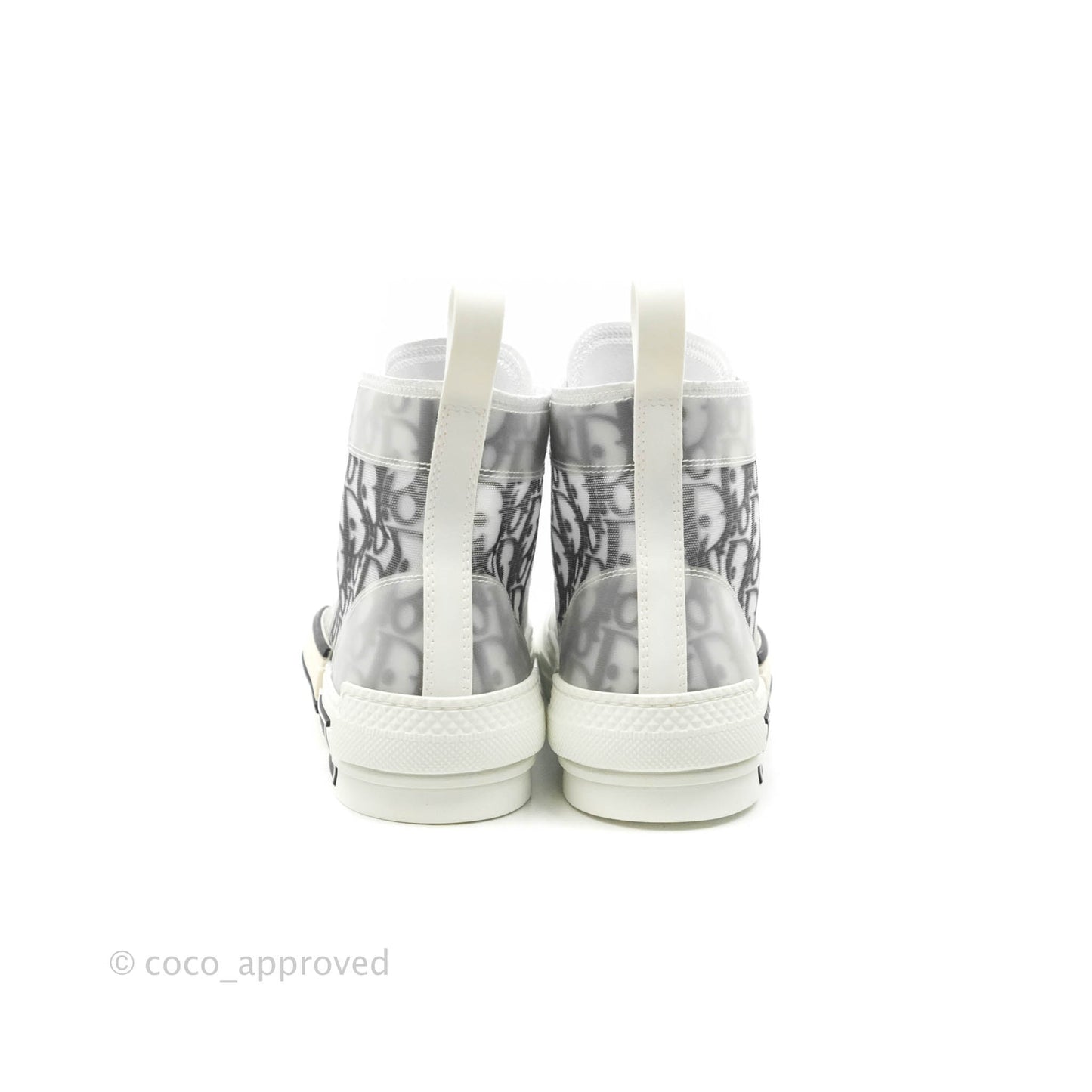 Christian Dior B23 Black Oblique High-Top Sneakers