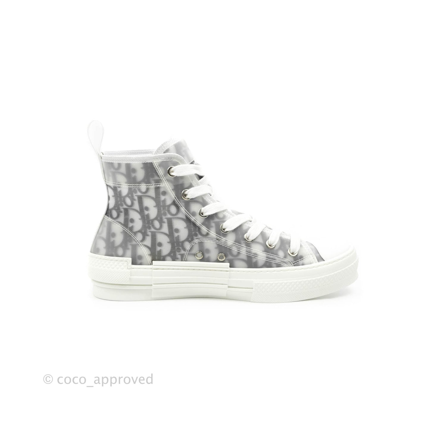 Christian Dior B23 Black Oblique High-Top Sneakers