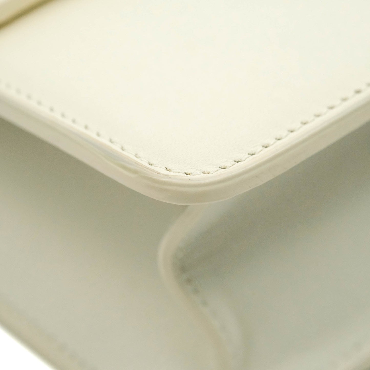 Dior Montaigne 30 Ivory Box Calfskin Gold Hardware