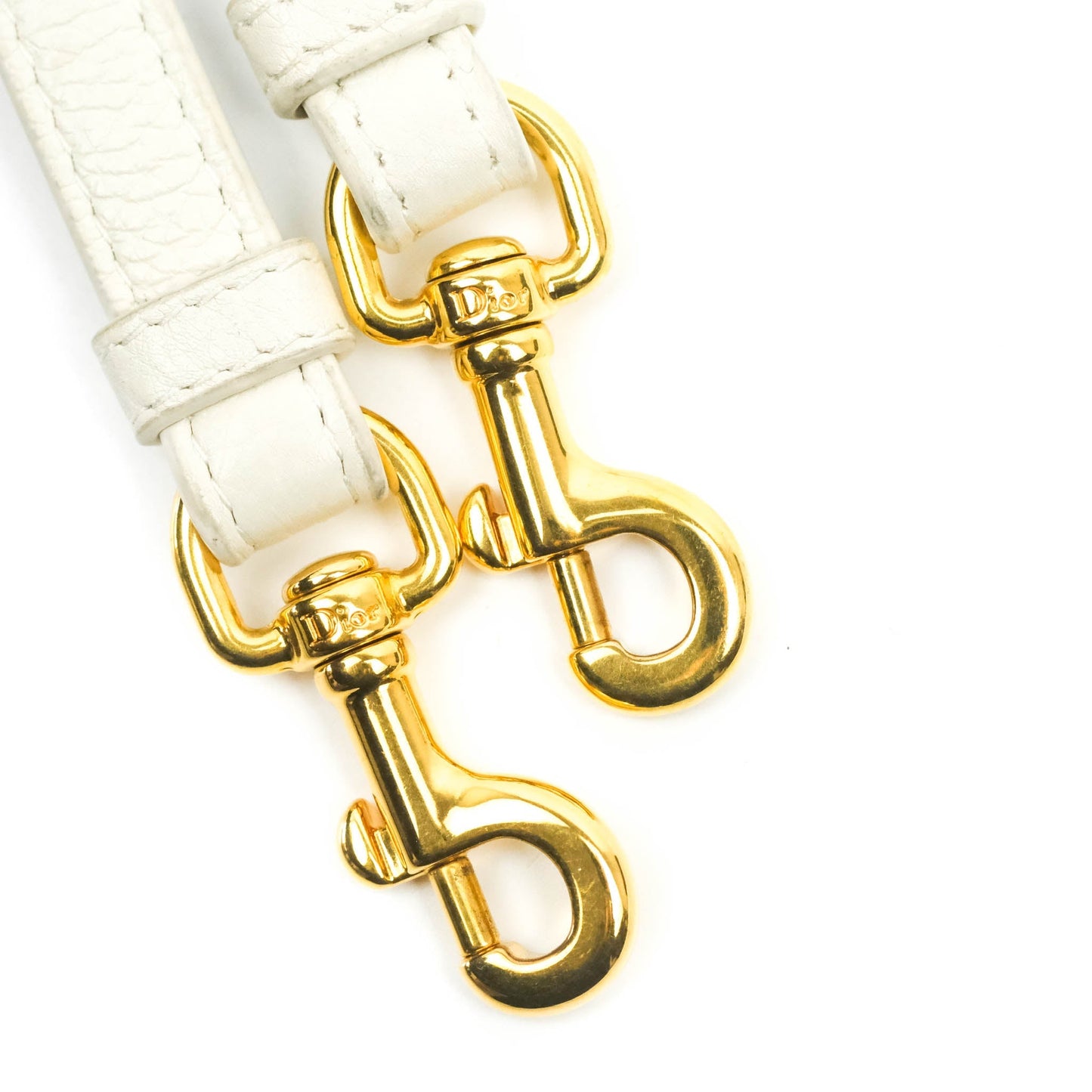 Dior Caro Pouch with Chain Latte Supple Cannage Calfskin