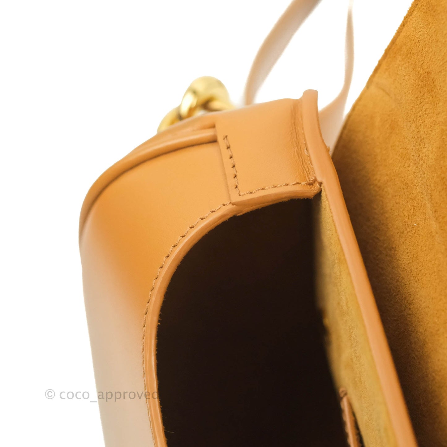 Dior Medium Bobby Bag Camel Calfskin Gold Hardware