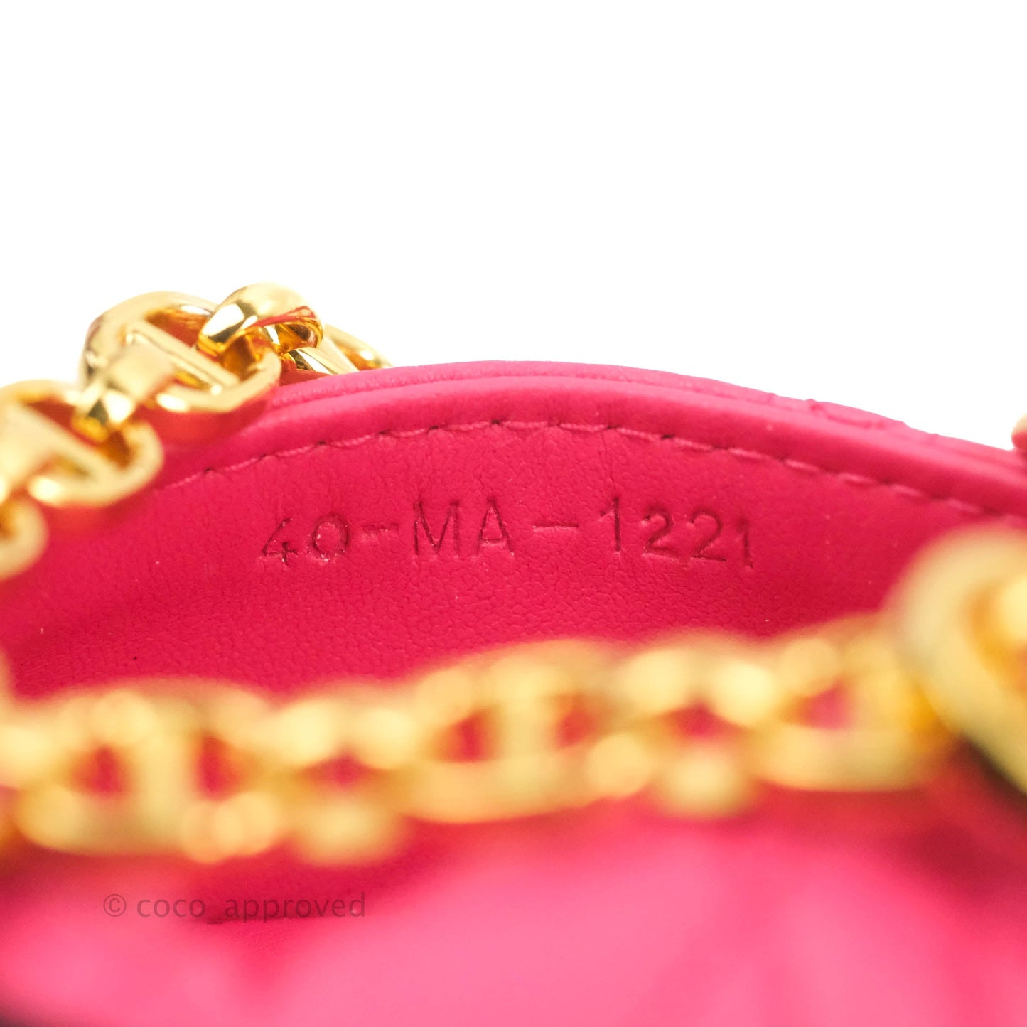 Christian Dior Micro Caro Bag Pink Gold Hardware