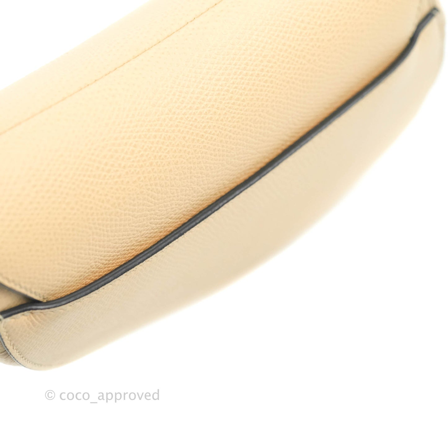 Christian Dior Mini Saddle Bag Beige Grained Calfskin Gold Hardware With Strap