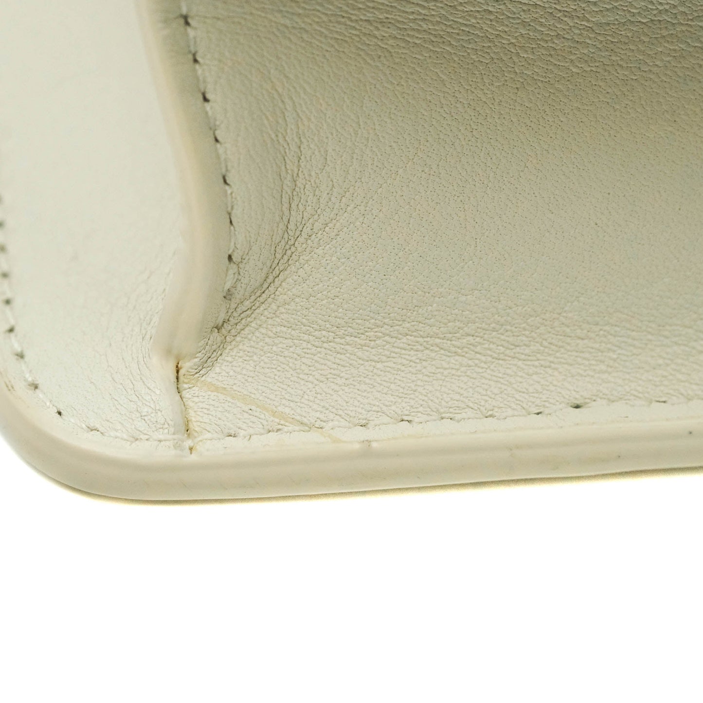 Dior Montaigne 30 Ivory Box Calfskin Gold Hardware