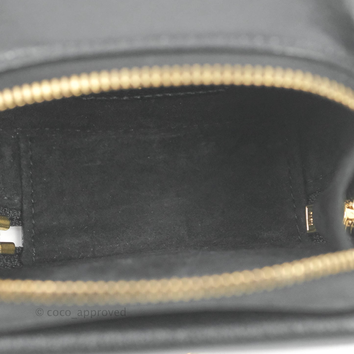 Dior Mini Saddle Shoulder Strap Pouch Black Goatskin