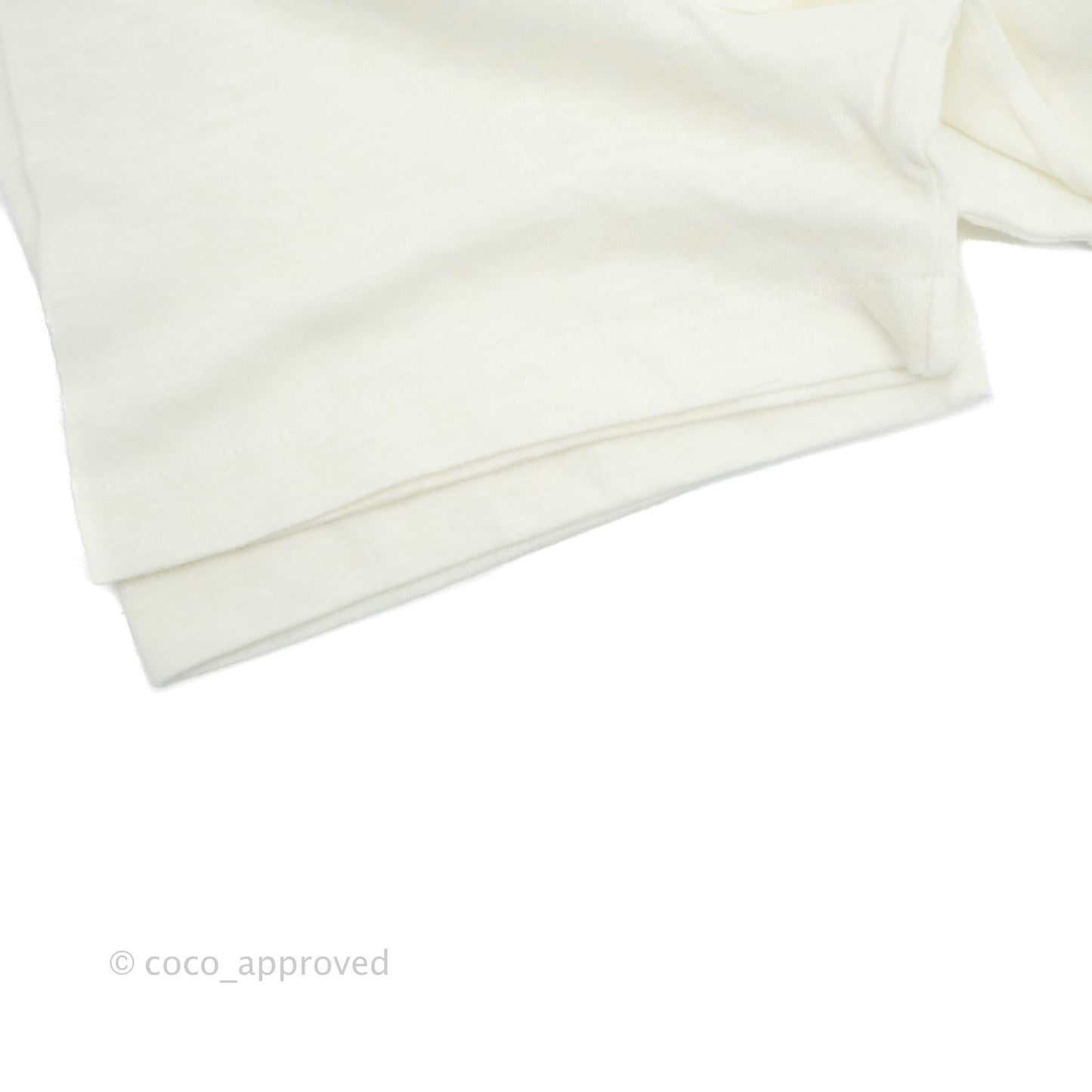 Dior Love T-shirt Off White Cotton and Linen Size M