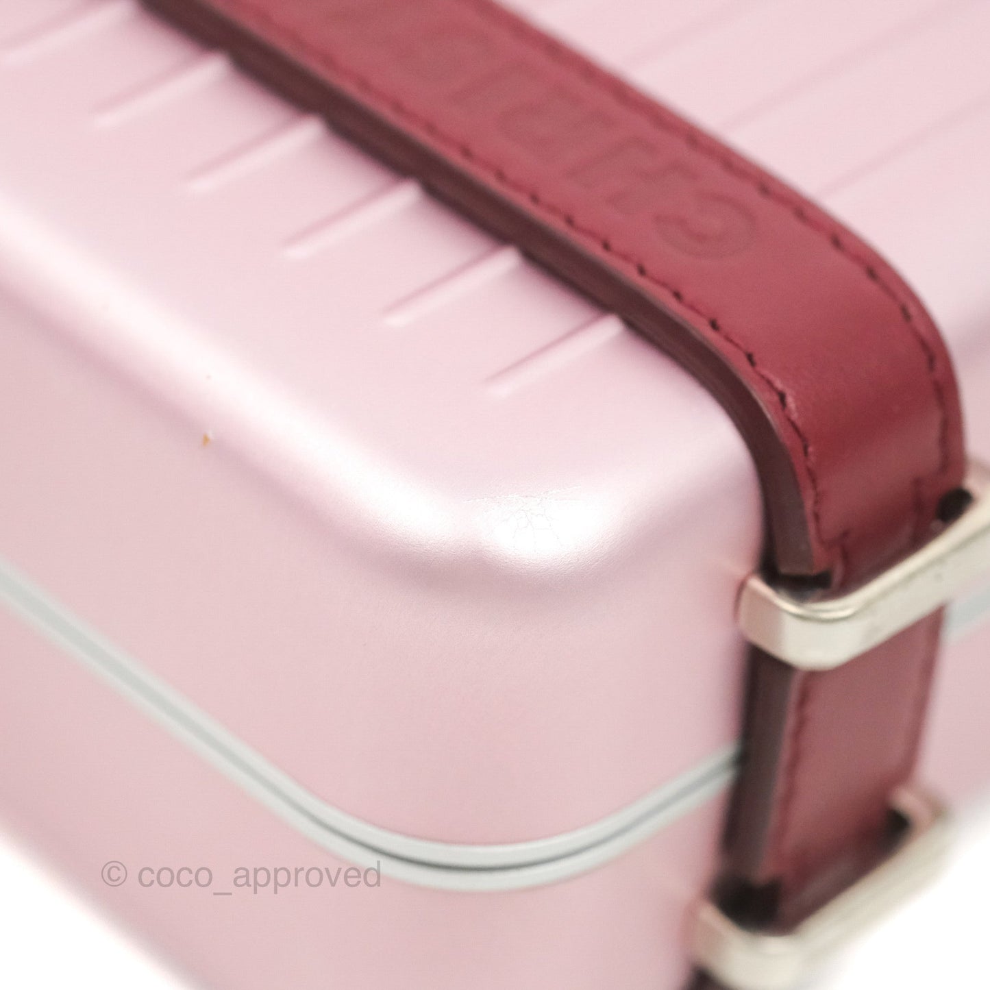 Dior x Rimowa Aluminum Personal Clutch Rose