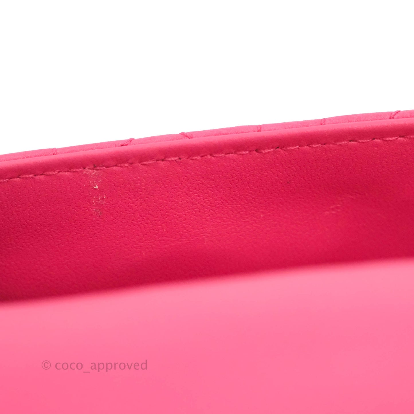 Christian Dior Micro Caro Bag Pink Gold Hardware