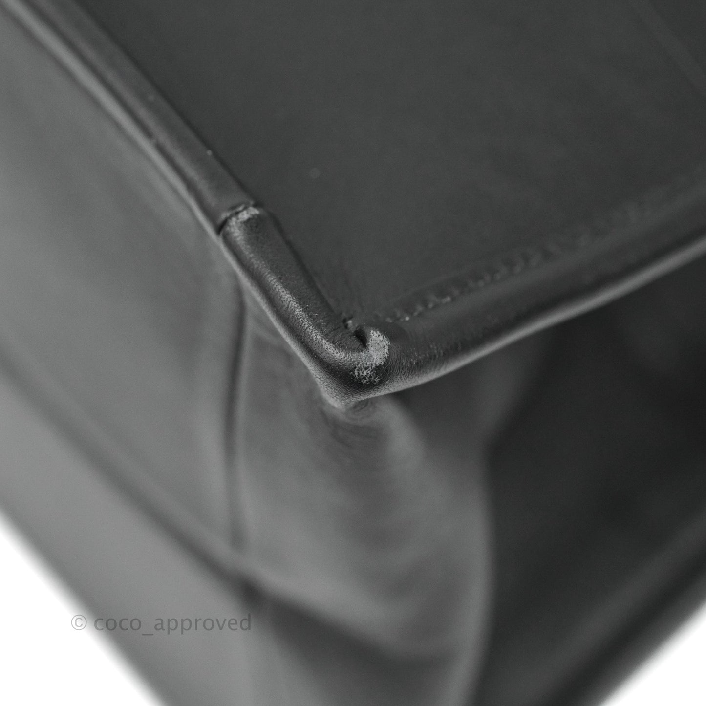 Christian Dior Medium Embossed Book Tote Black Calfskin