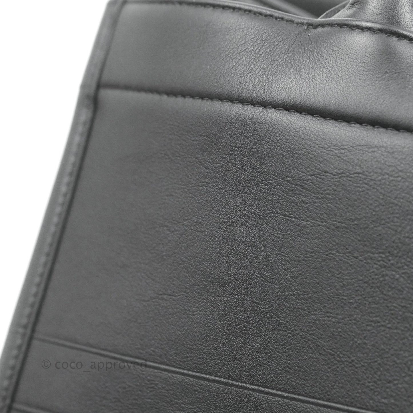 Christian Dior Medium Embossed Book Tote Black Calfskin