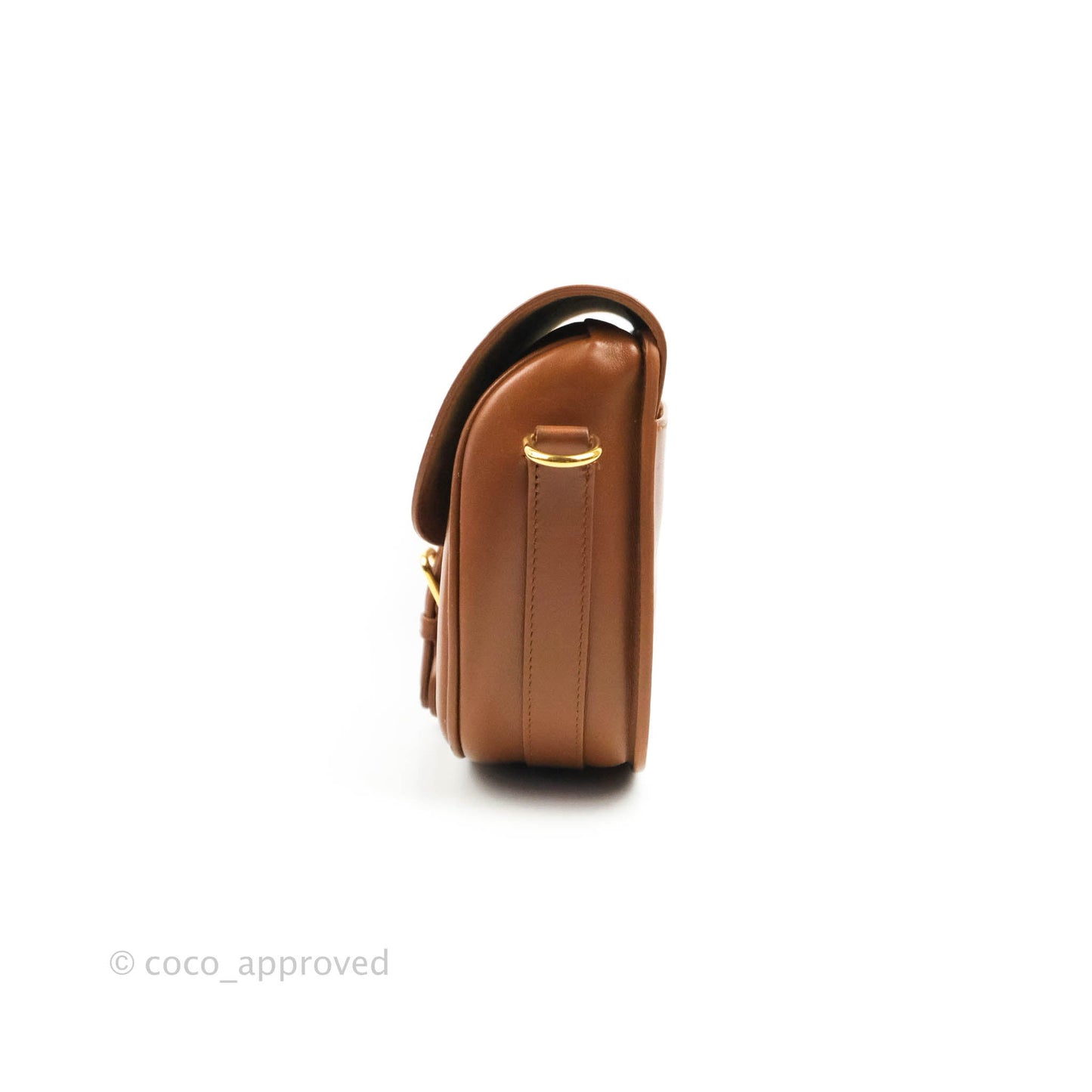 Dior Medium Bobby Bag Brown Calfskin Gold Hardware