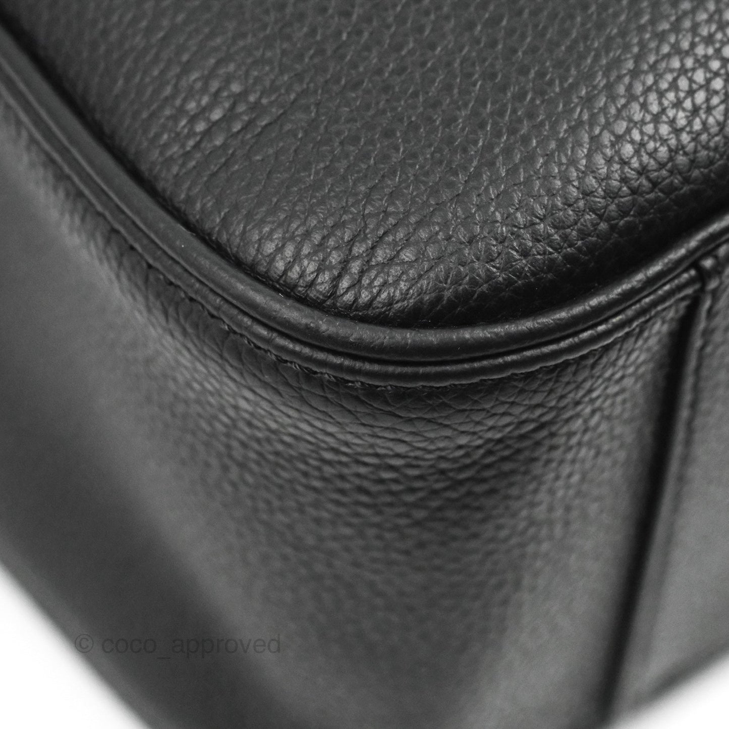 Dior Men's Saddle Tote Bag with Shoulder Strap Black Grained Leather