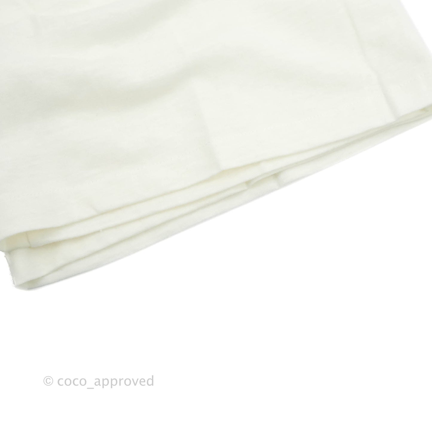 Dior Love T-shirt Off White Cotton and Linen Size M