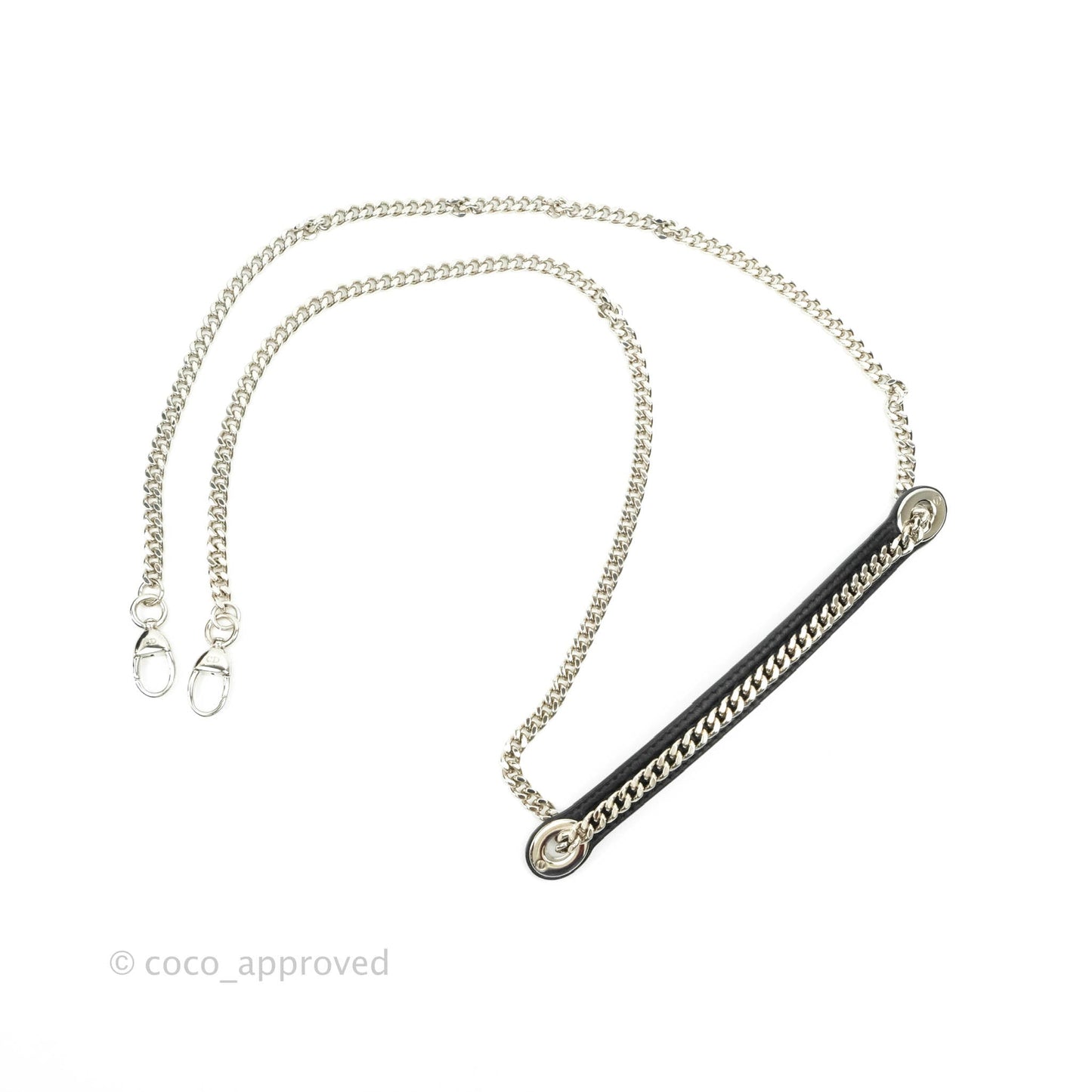 Christian Dior Cannage Mini Lady Dior Black Silver Hardware