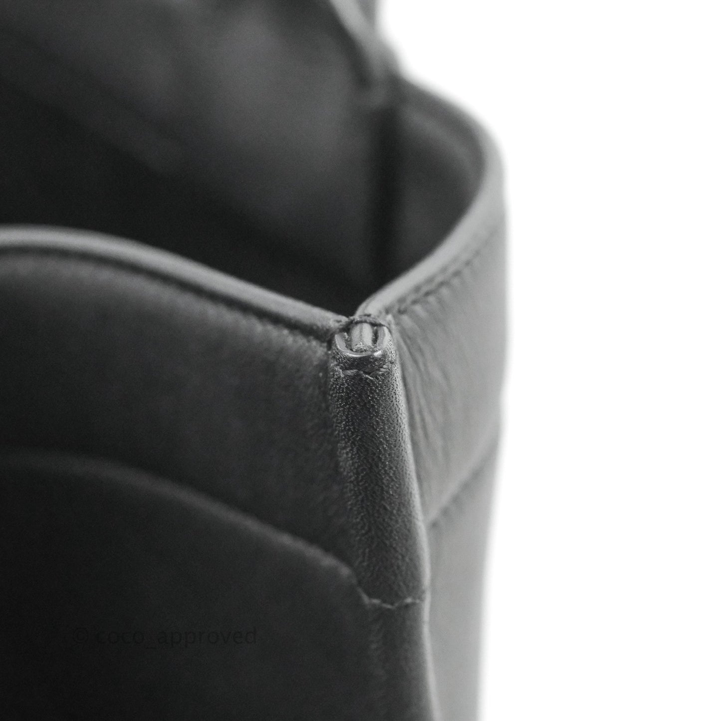 Christian Dior Medium Embossed Book Tote Black Calfskin