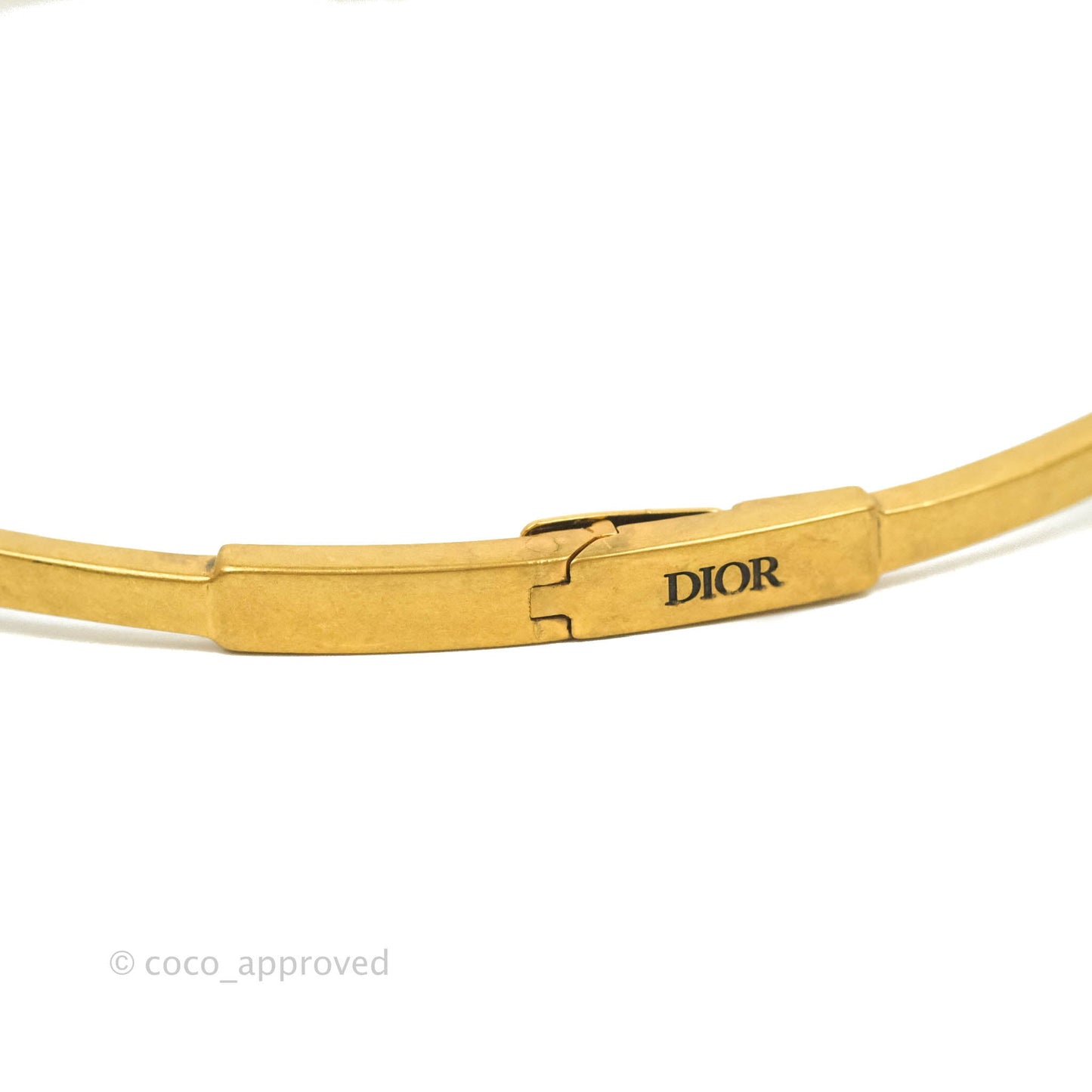 Christian Dior J'adior Star Antique Gold Finish Choker