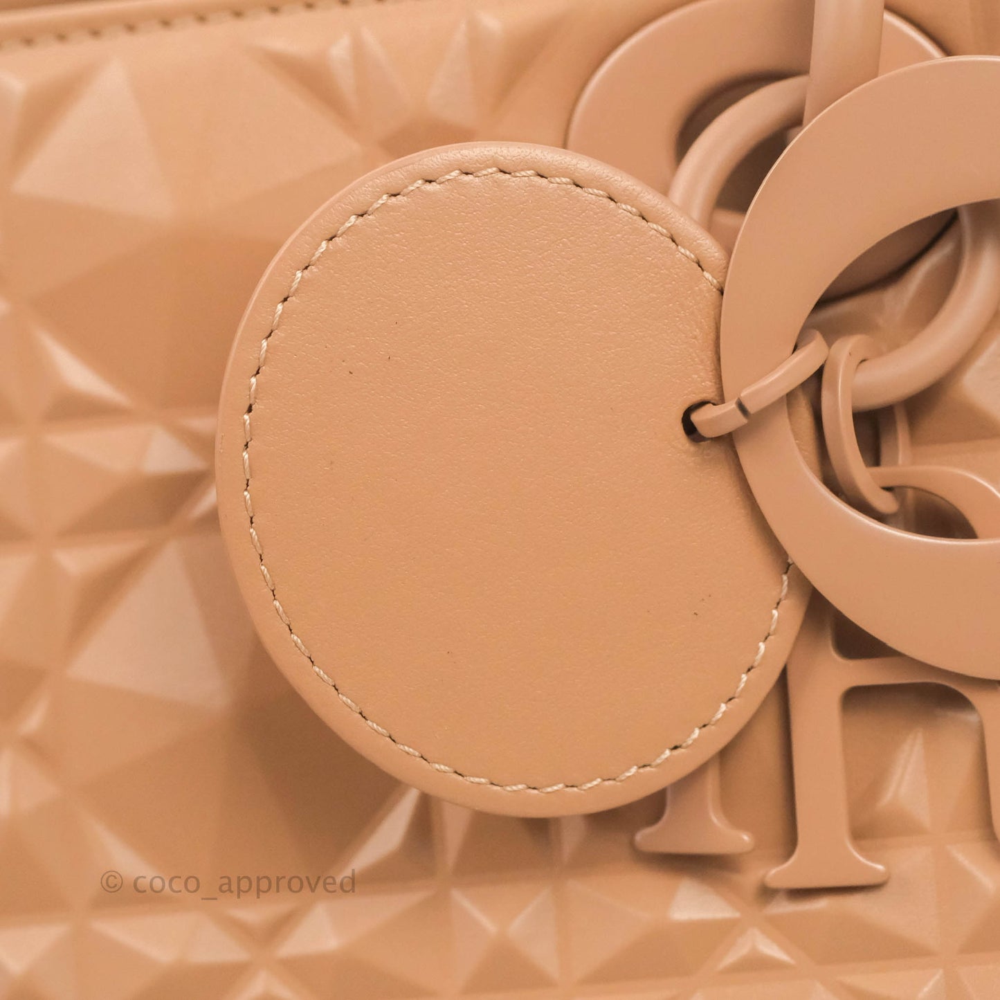 Dior Lady D-Joy Bag Rose Des Vents Cannage Calfskin with Diamond Motif
