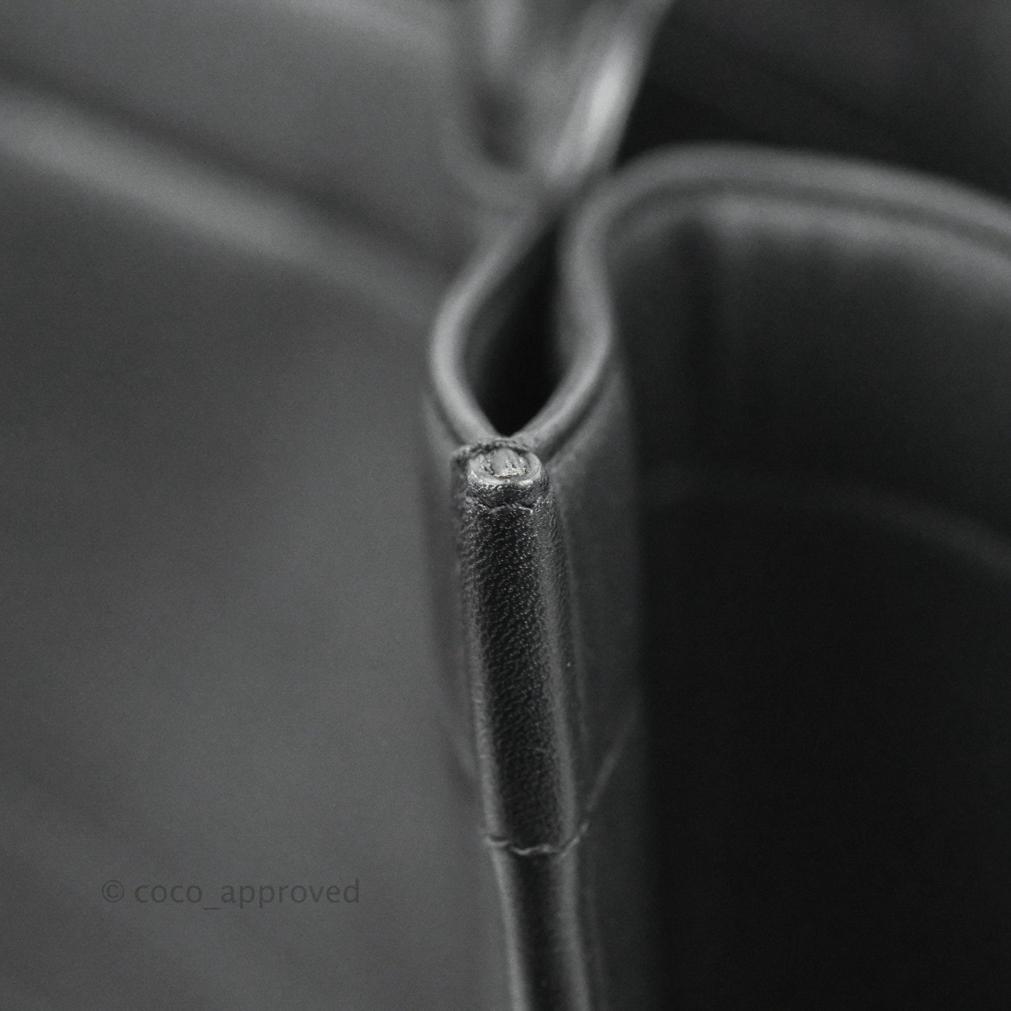 Christian Dior Medium Embossed Book Tote Black Calfskin