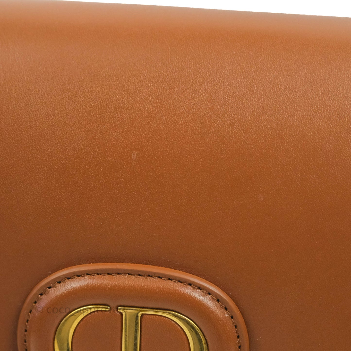 Dior Medium Bobby Bag Brown Calfskin Gold Hardware