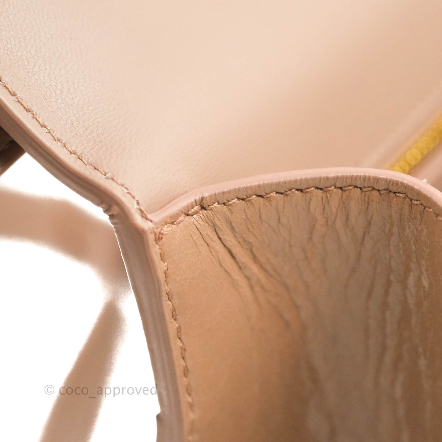 Dior 30 Montaigne Bag Rose Des Vents Crinkled Calfskin Gold Hardware