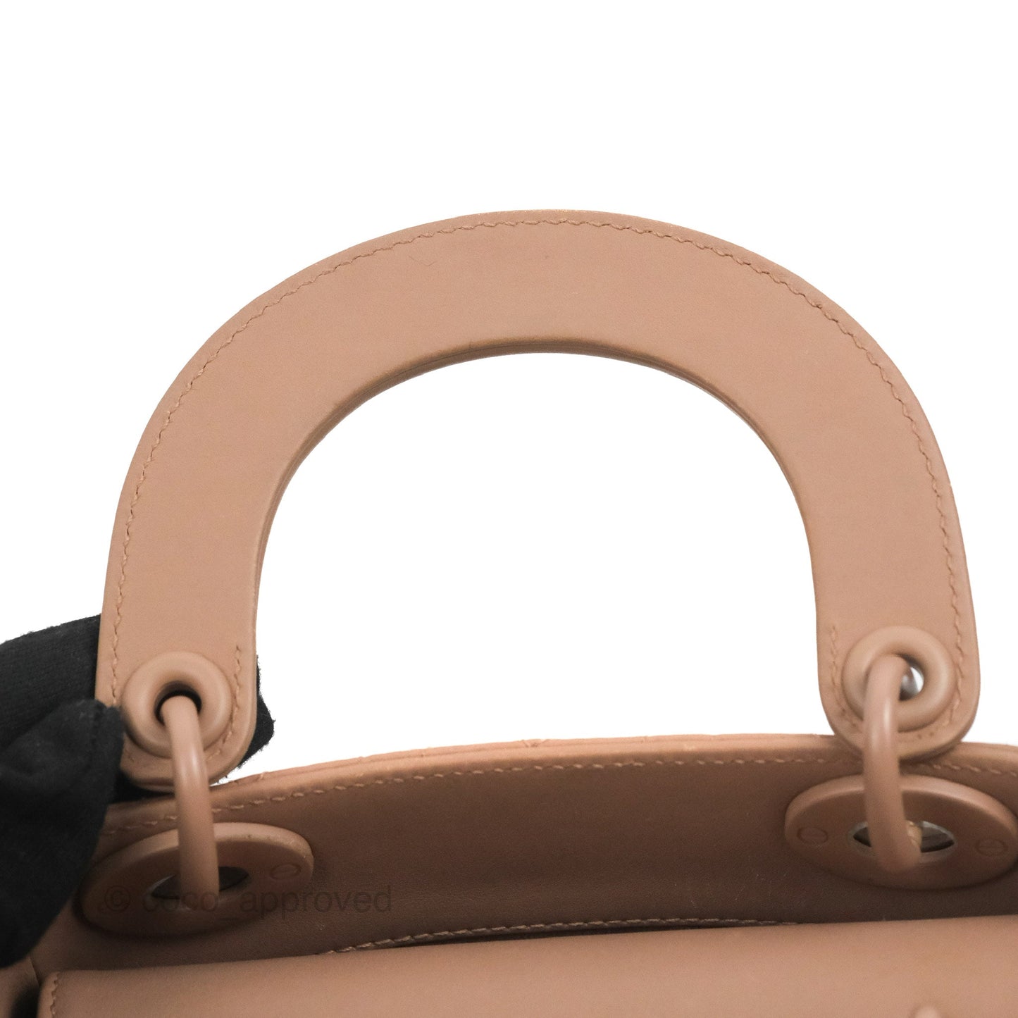 Christian Dior Mini Lady Dior Blush Ultramatte Cannage Calfskin
