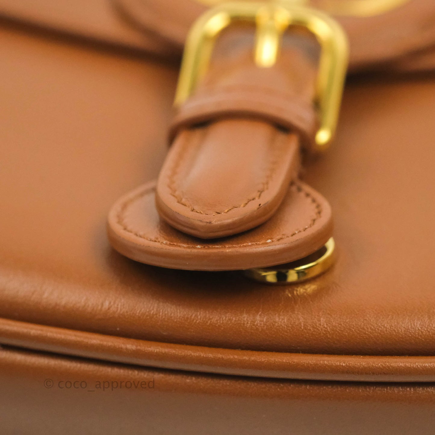 Dior Medium Bobby Bag Brown Calfskin Gold Hardware