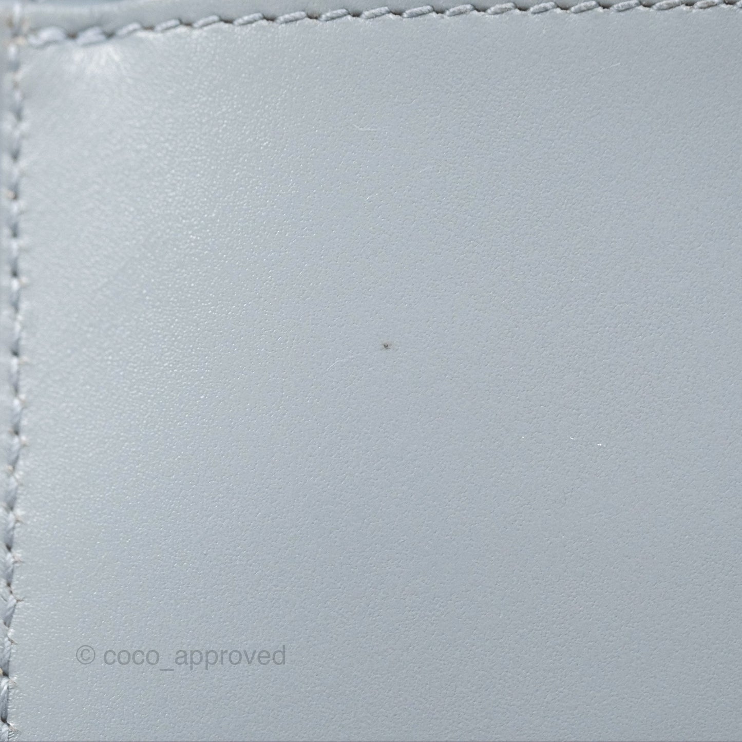 Christian Dior Medium Bobby Flap Grey Box Calfskin