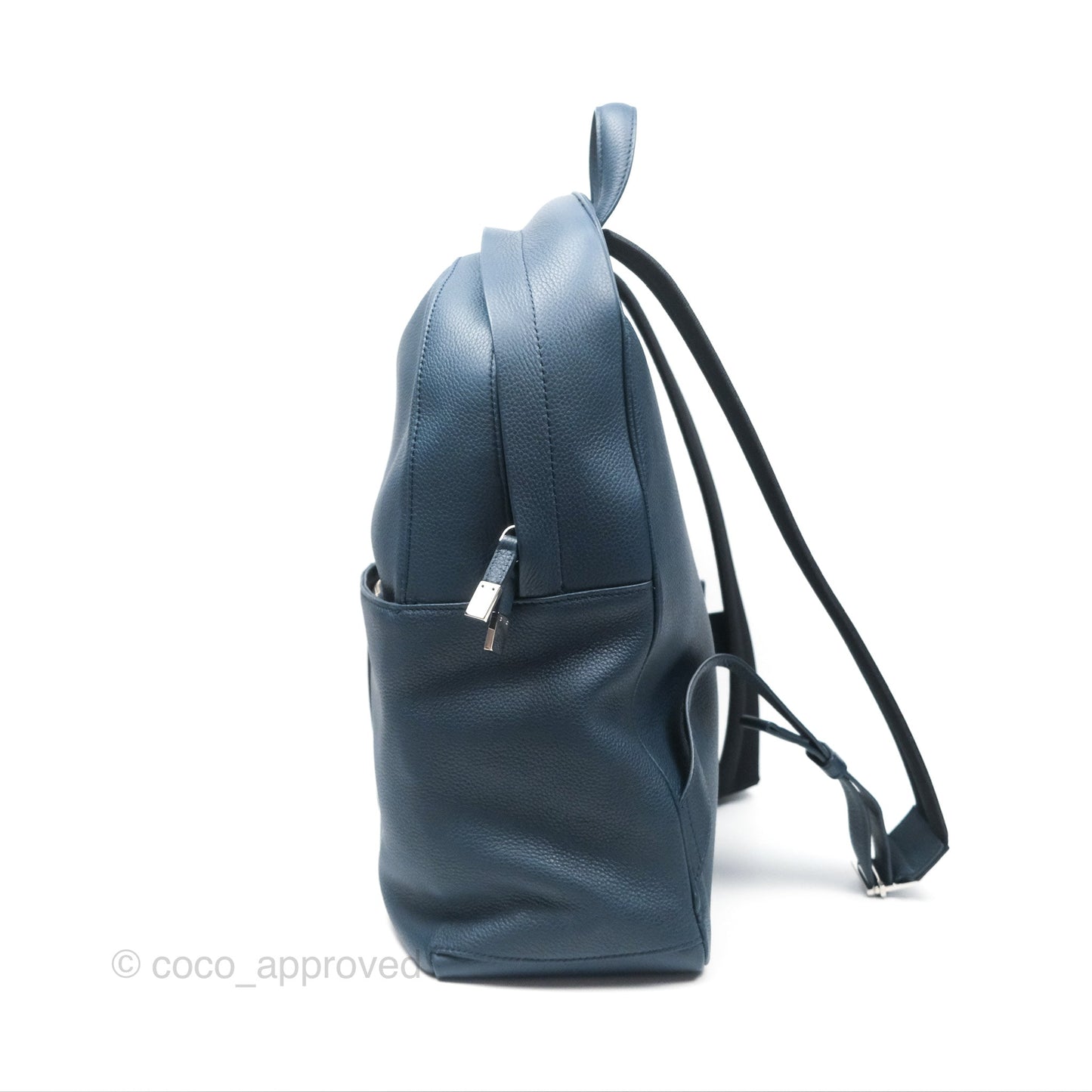 Christian Dior Backpack Calfskin Navy
