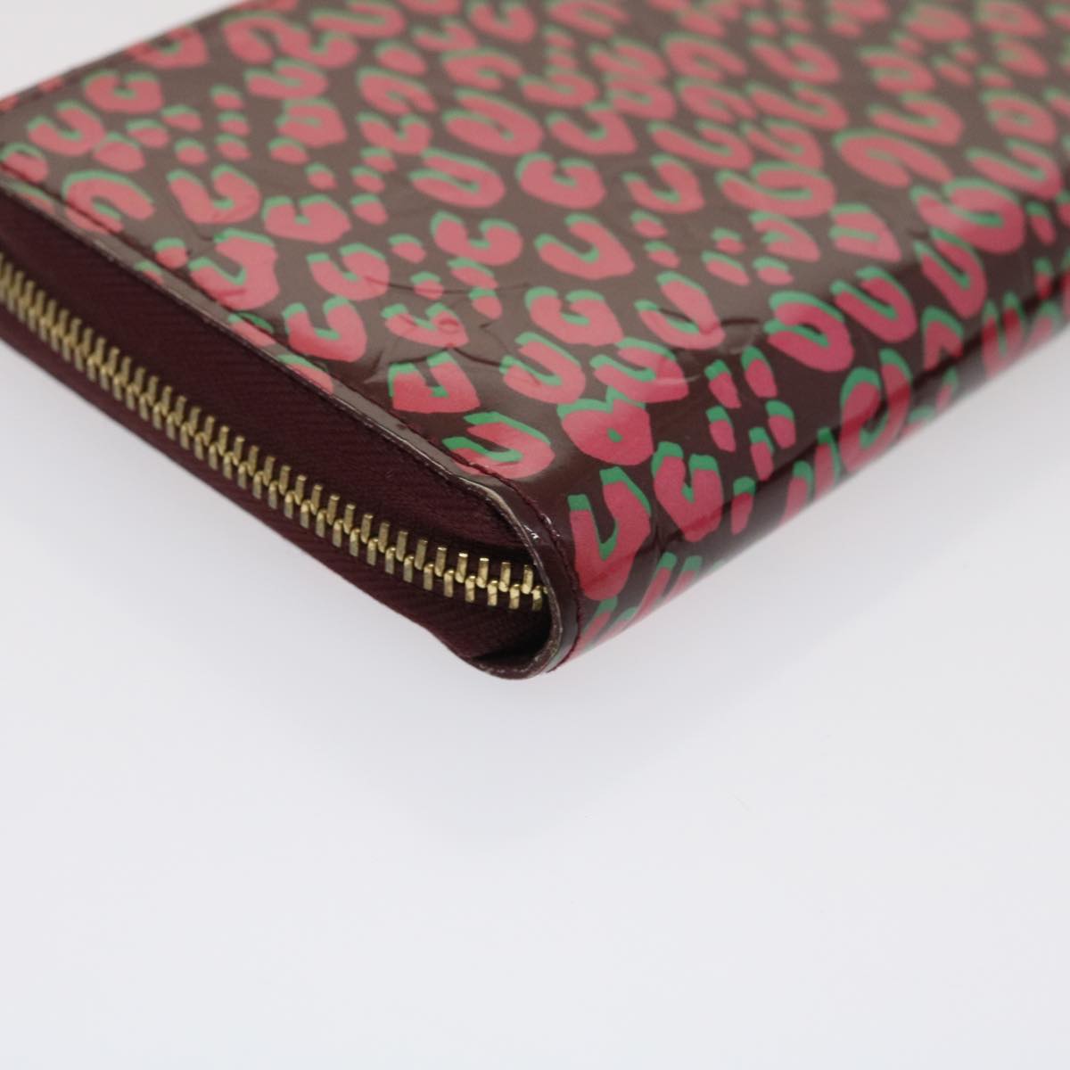Louis Vuitton Bordeaux Patent leather Portefeuille zippy wallet accessories