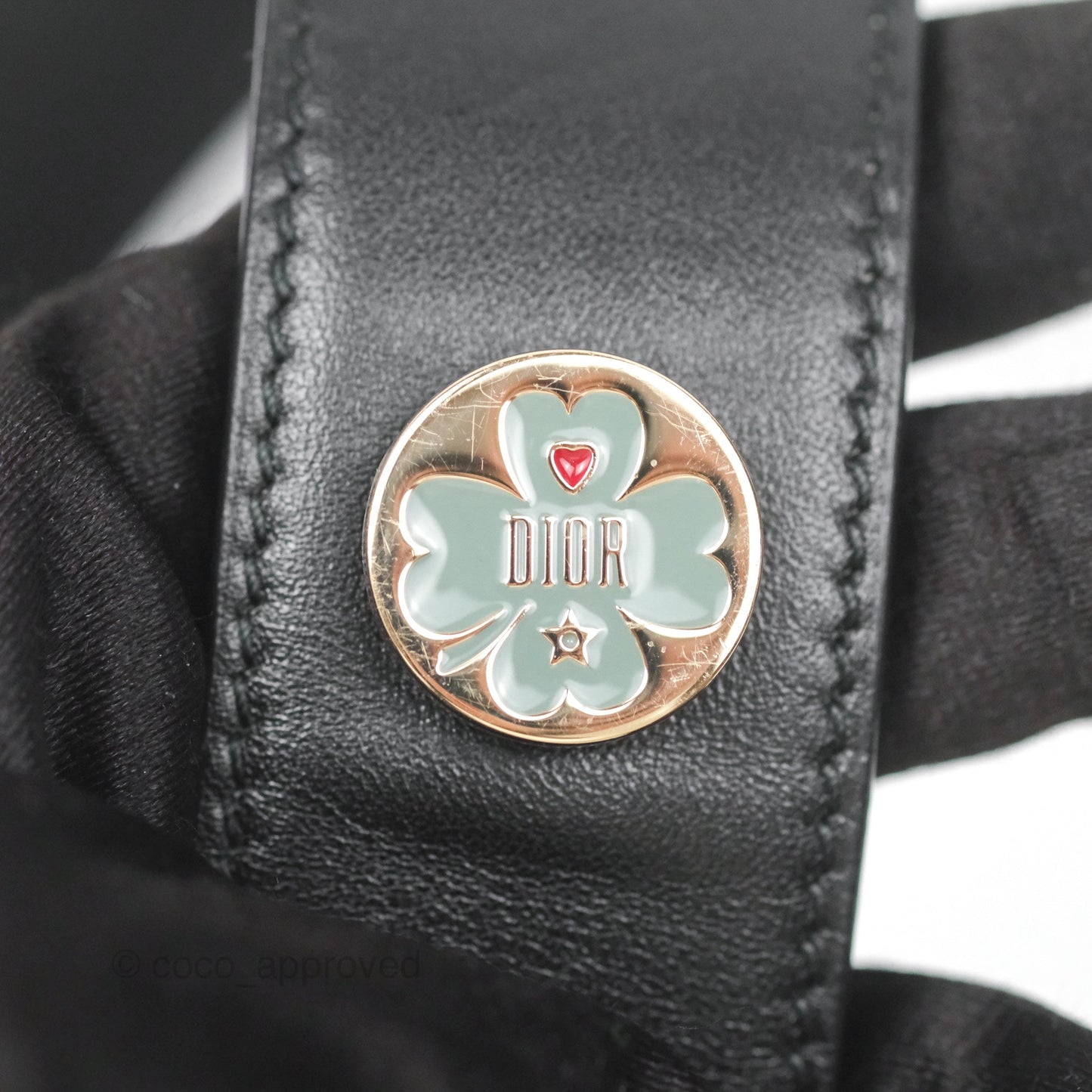 Christian Dior My ABCDior Lady Dior Black Lambskin Silver Hardware