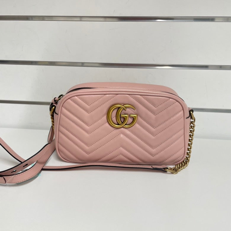Gucci GG Marmont Small Shoulder Bag Matelasse Leather