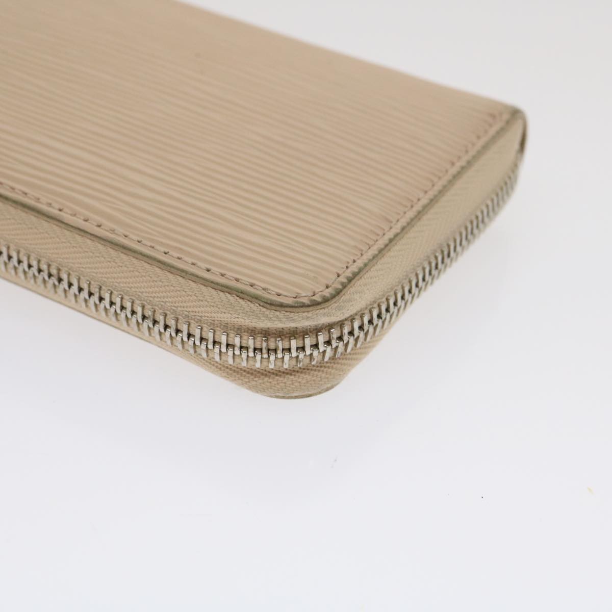Louis Vuitton Beige Leather Portefeuille Clemence wallet accessories