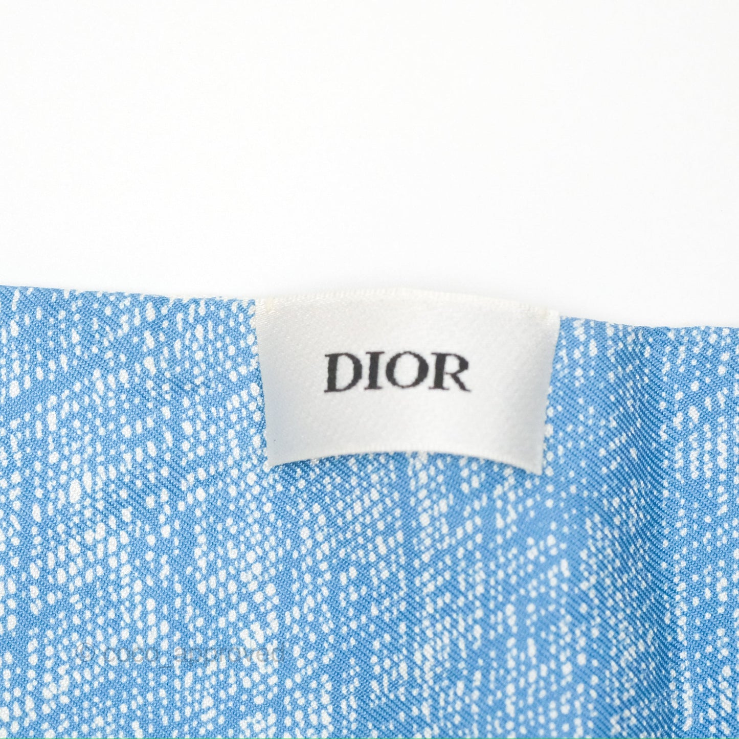 Christian Dior Kaléidoscope Mitzah Silk Twilly Blue