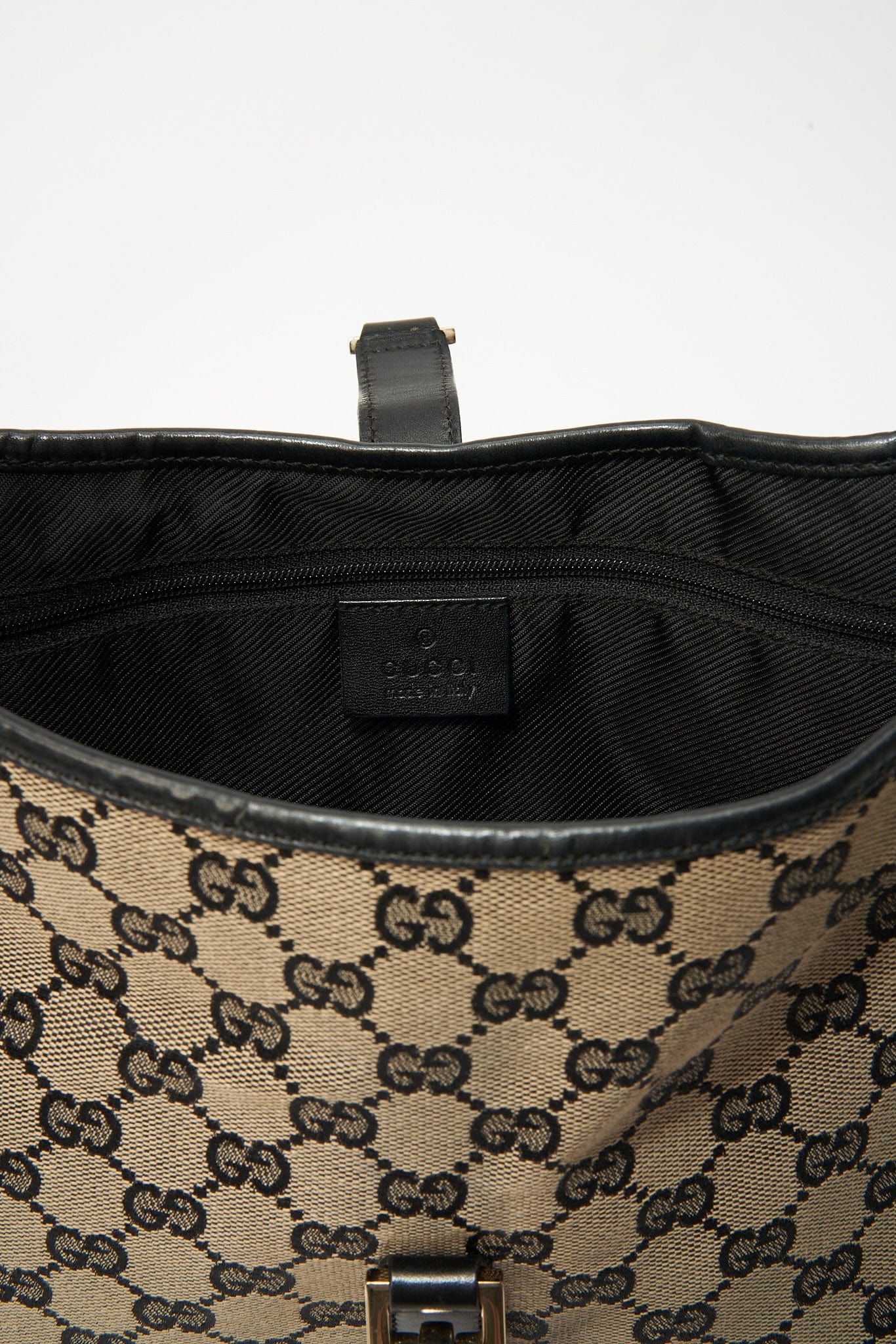 Black Vintage Gucci Jackie Bag