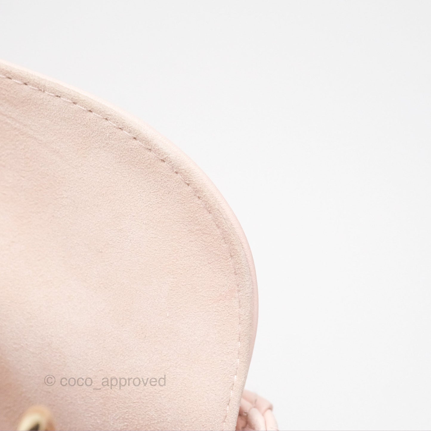 Christian Dior Mini Lady Dior Pink Lambskin Gold Hardware