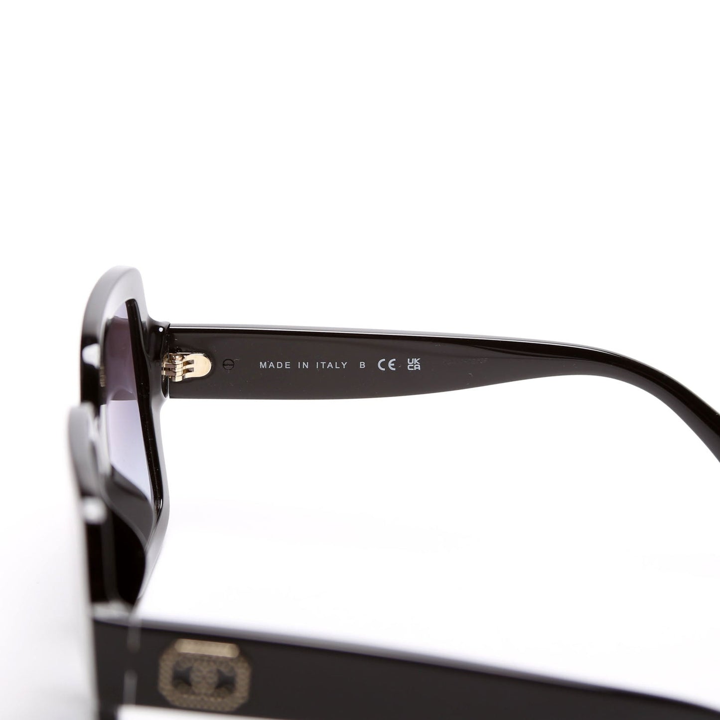 Chanel 5479-A Oversized Square Acetate Sunglasses Black